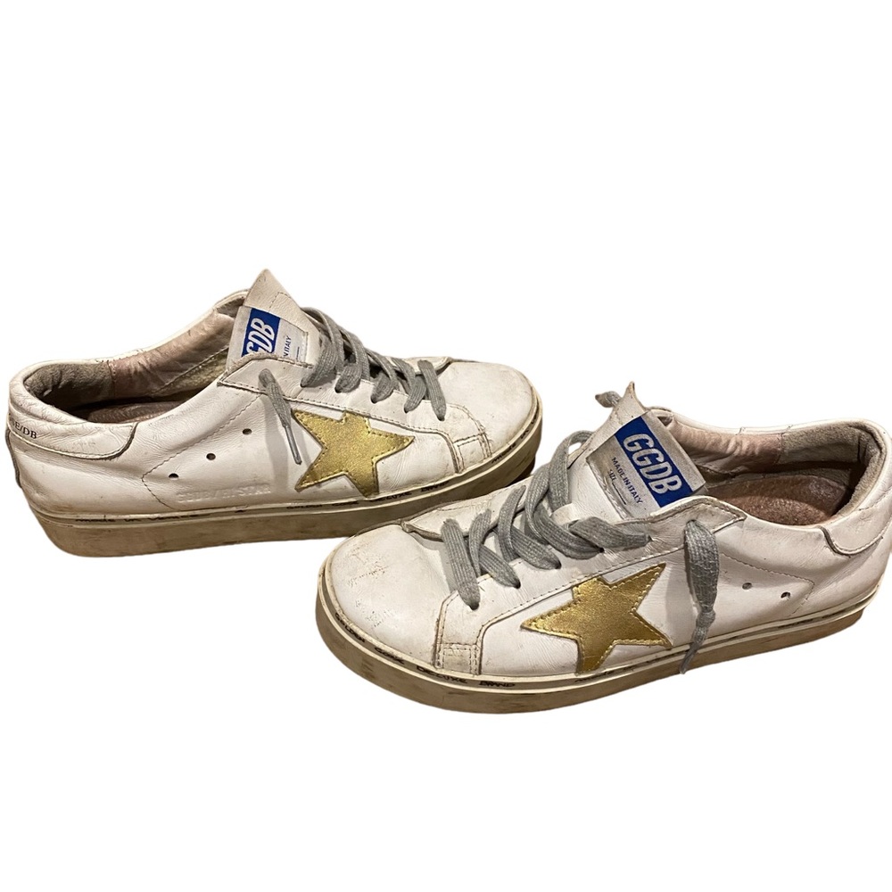 Golden goose made in Venice, white with gold star